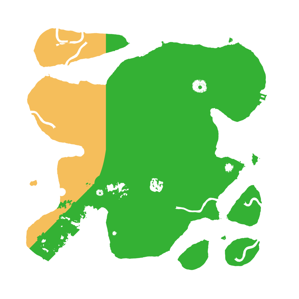 Biome Rust Map: Procedural Map, Size: 3250, Seed: 71