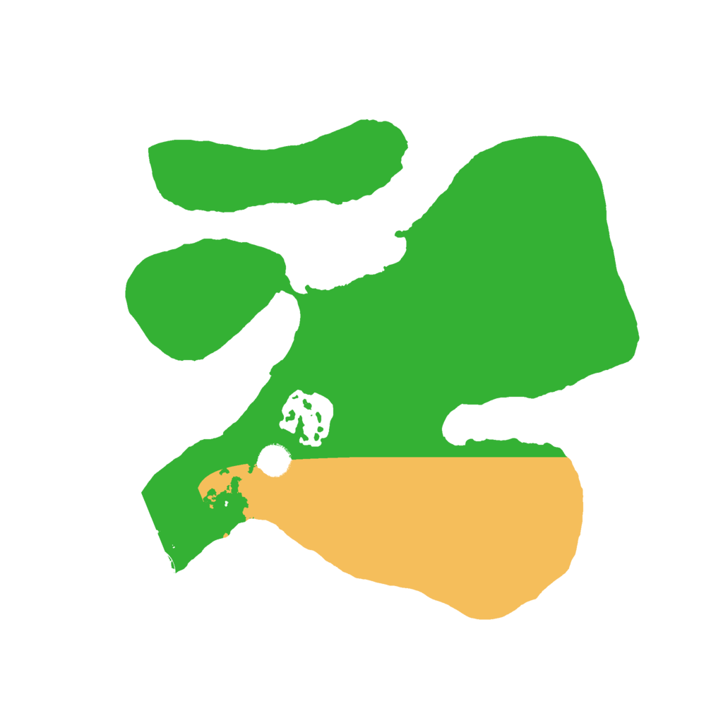 Biome Rust Map: Barren, Size: 2000, Seed: 207107