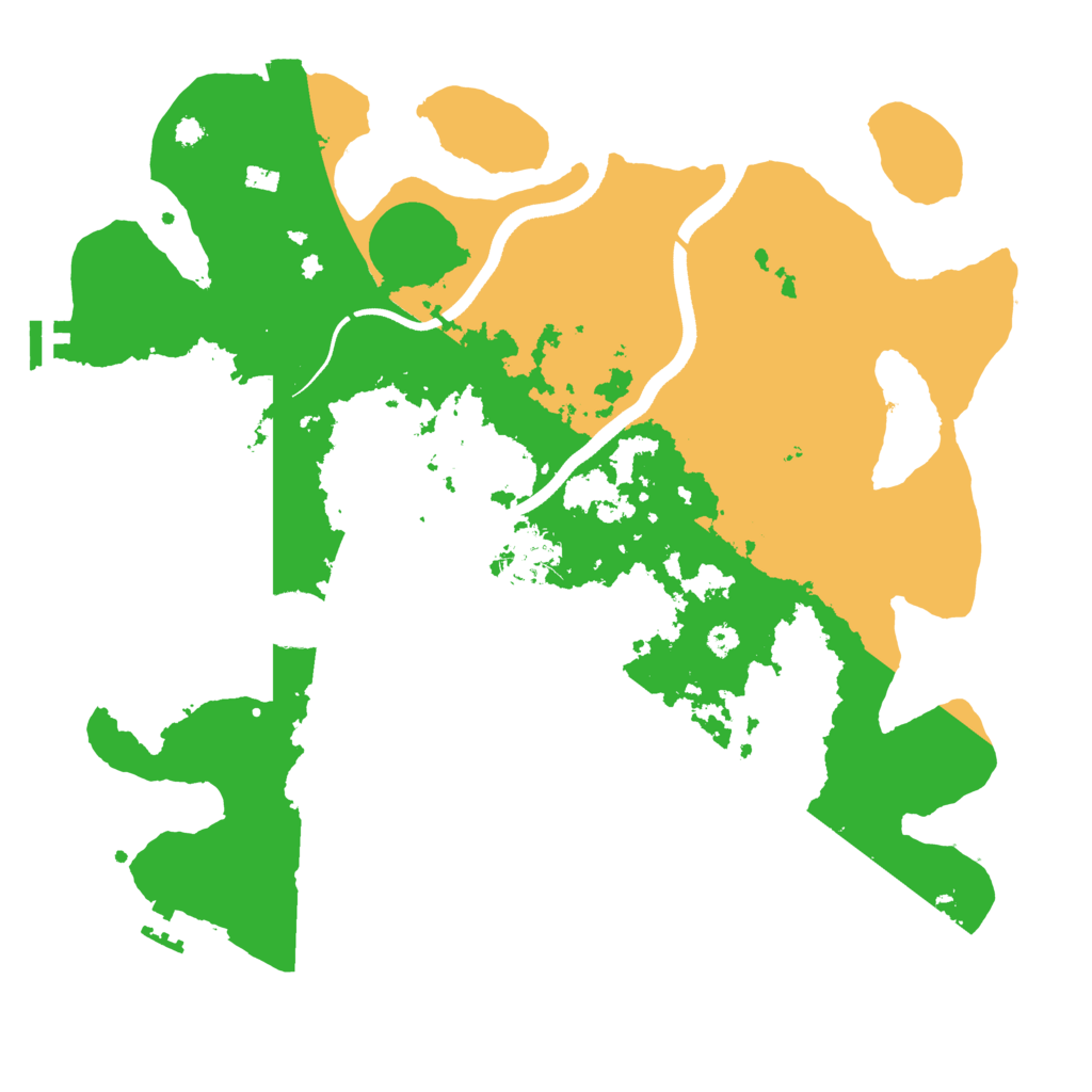 Biome Rust Map: Procedural Map, Size: 3550, Seed: 283158