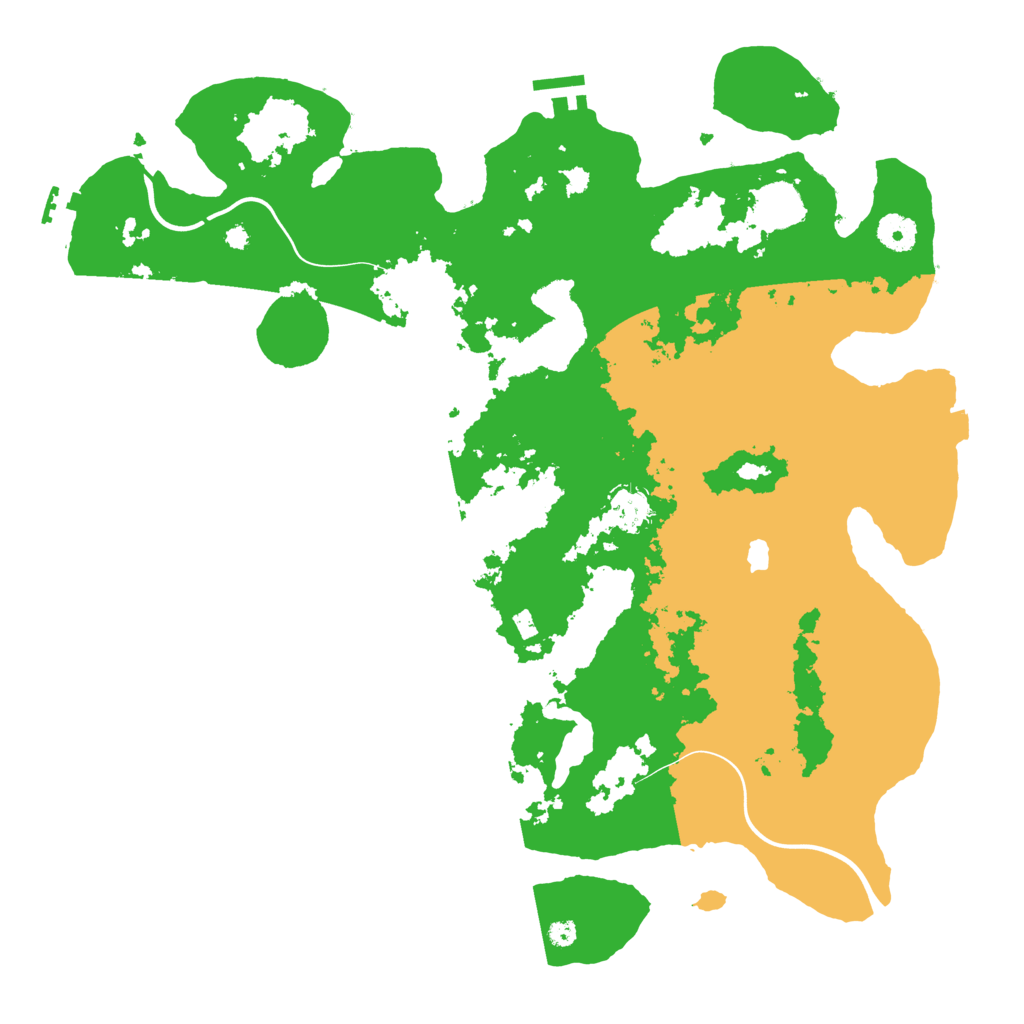 Biome Rust Map: Procedural Map, Size: 4000, Seed: 617917