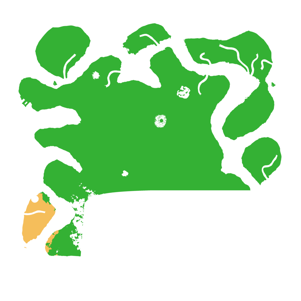 Biome Rust Map: Procedural Map, Size: 3584, Seed: 574385