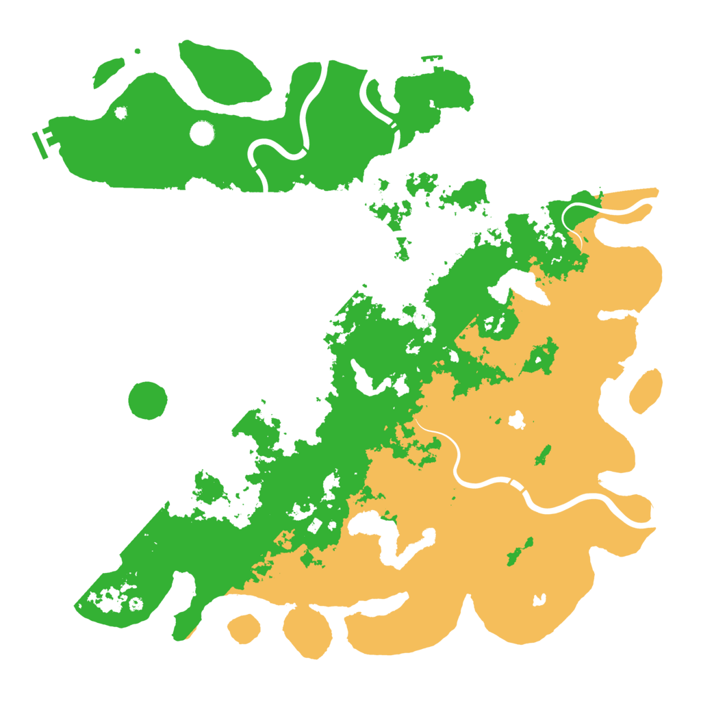 Biome Rust Map: Procedural Map, Size: 5000, Seed: 88246117