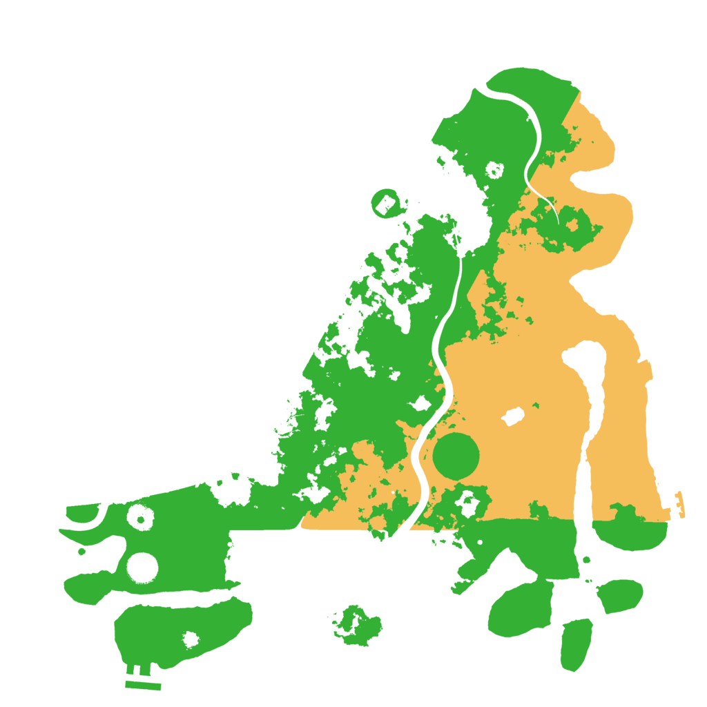 Biome Rust Map: Procedural Map, Size: 4000, Seed: 997067