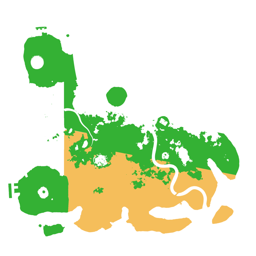 Biome Rust Map: Procedural Map, Size: 3550, Seed: 521781