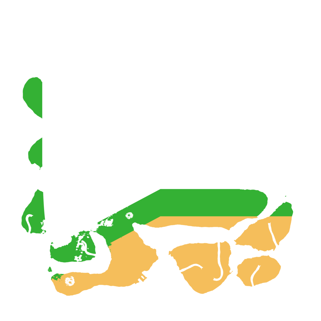 Biome Rust Map: Procedural Map, Size: 3400, Seed: 20190520