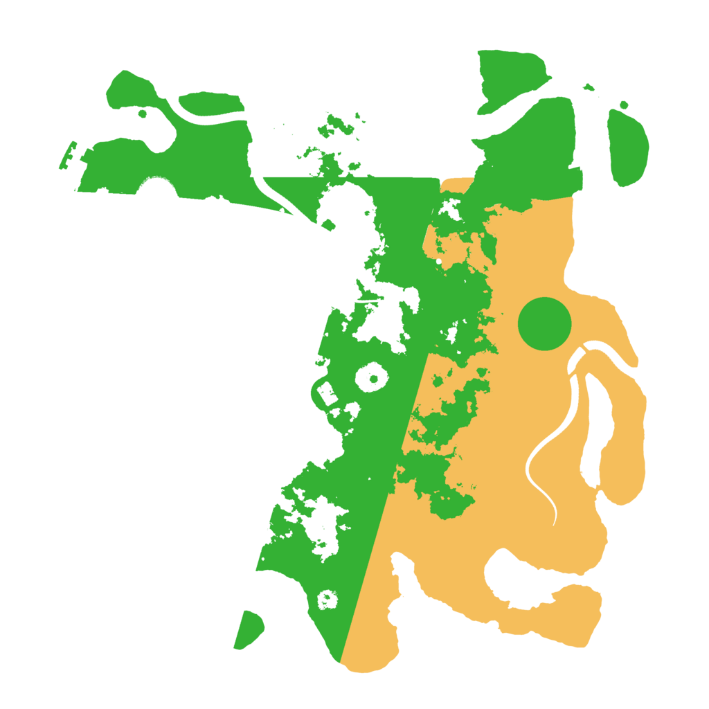 Biome Rust Map: Procedural Map, Size: 3500, Seed: 861723481