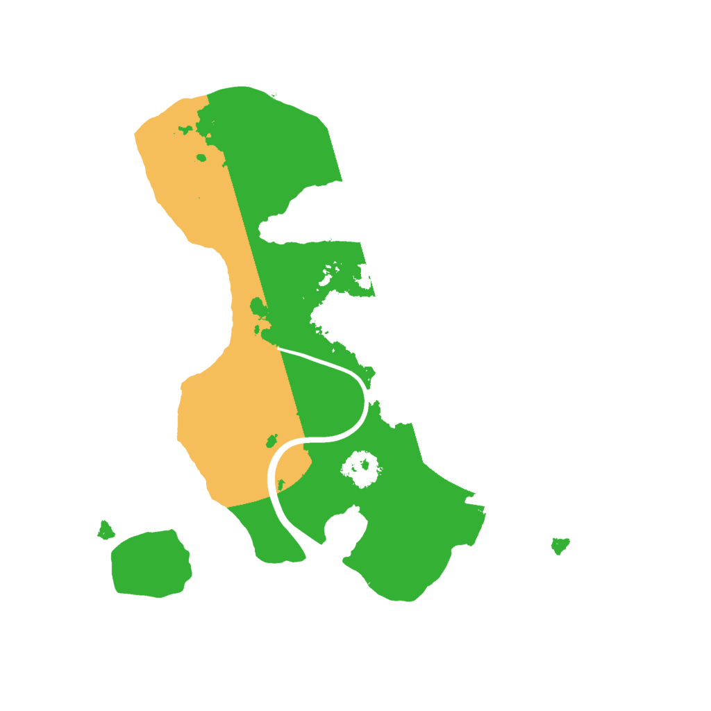 Biome Rust Map: Procedural Map, Size: 2000, Seed: 2039