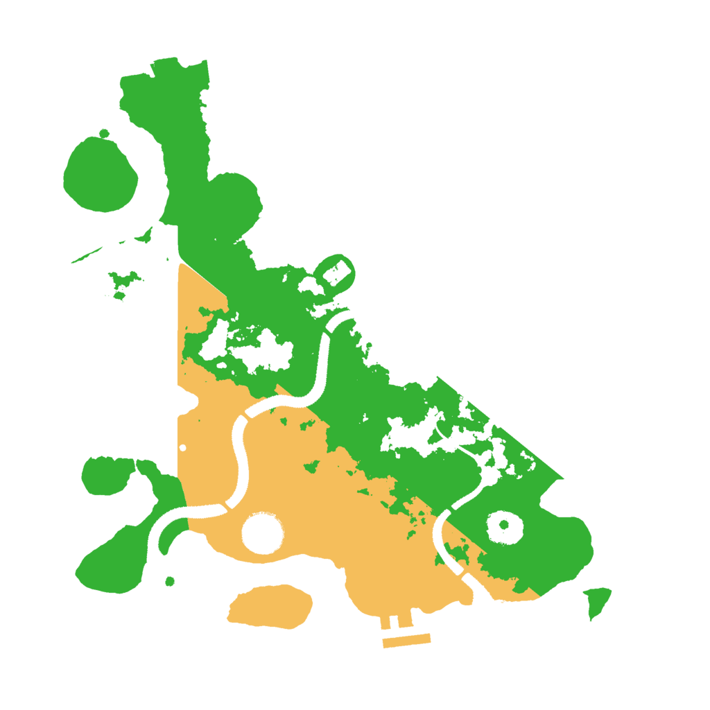 Biome Rust Map: Procedural Map, Size: 3000, Seed: 755899018