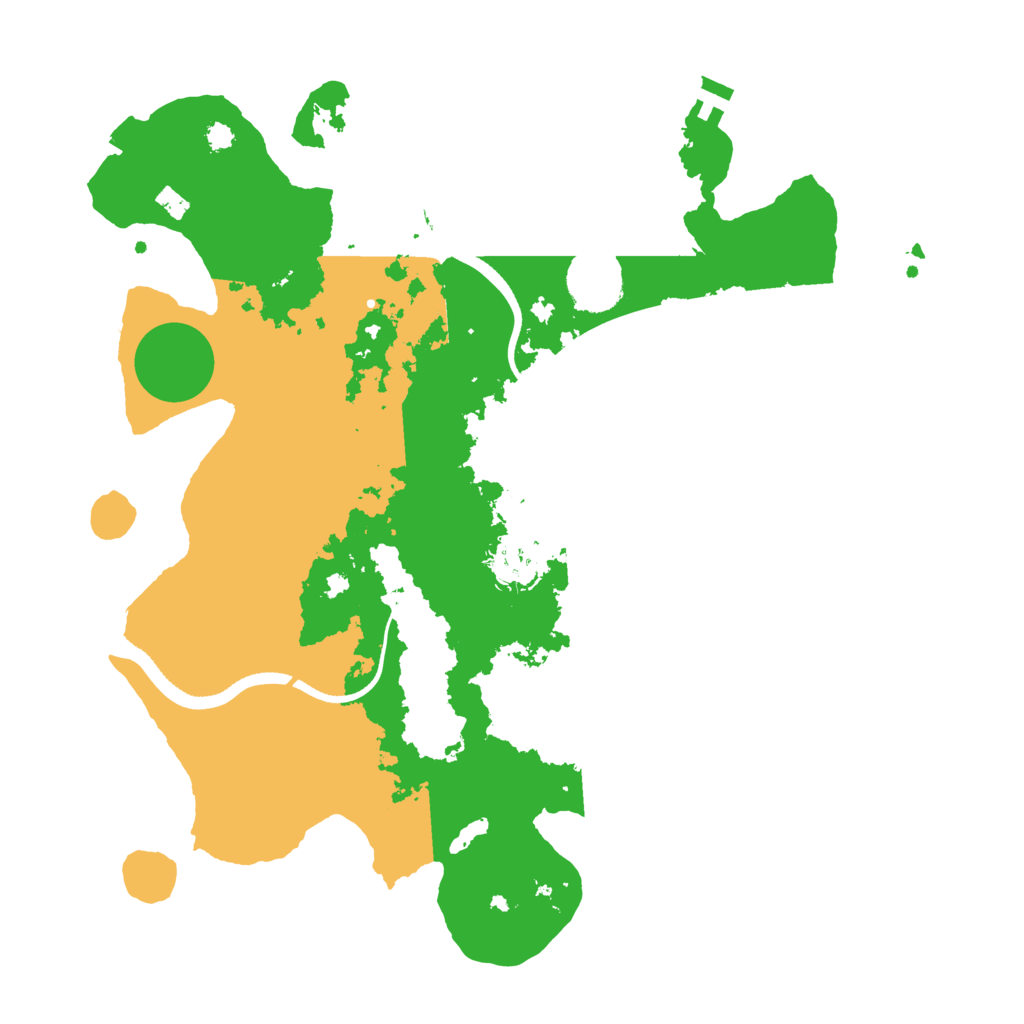 Biome Rust Map: Procedural Map, Size: 3400, Seed: 654813554