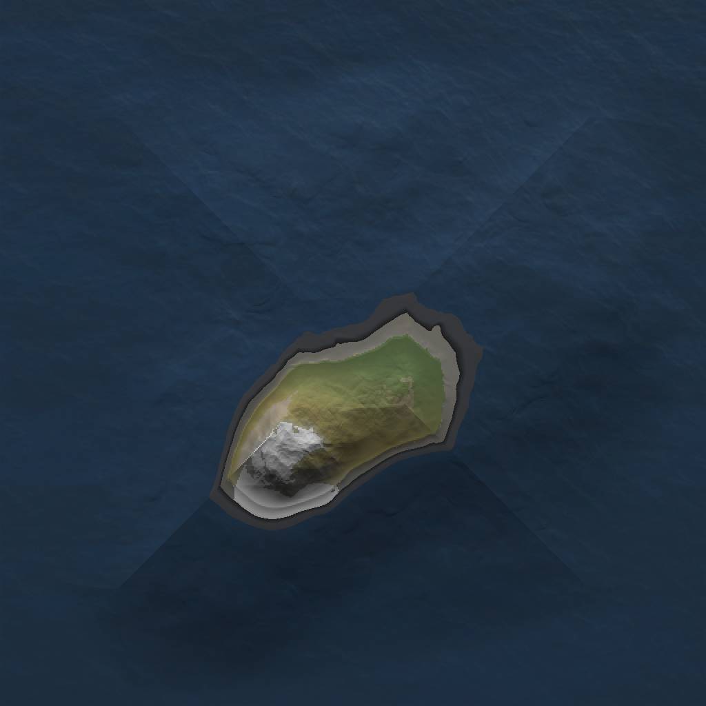 Rust Map: Barren, Size: 1000, Seed: 1113068244, 2 Monuments