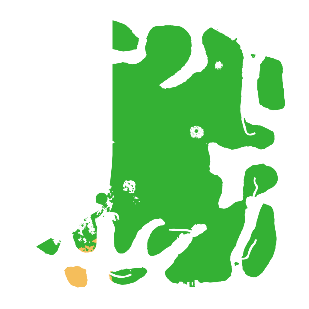 Biome Rust Map: Procedural Map, Size: 3500, Seed: 1216185790