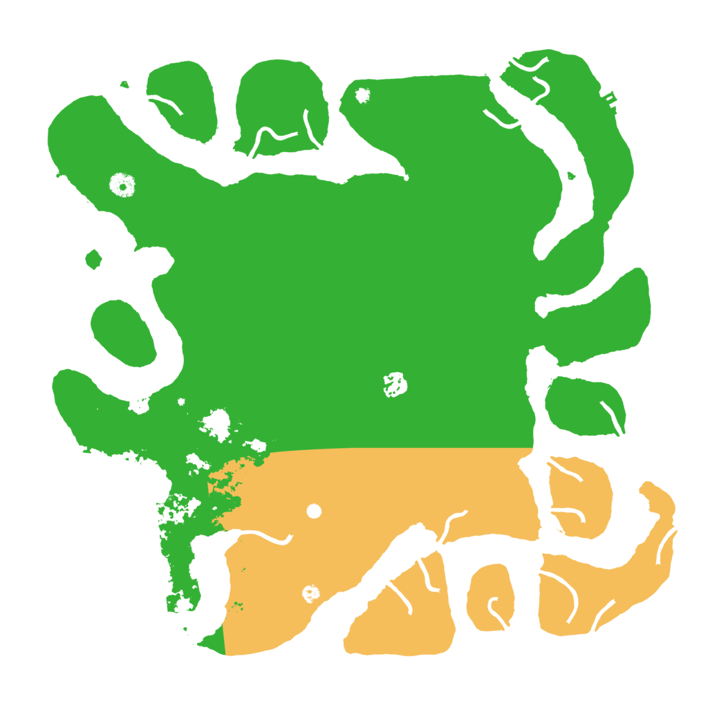 Biome Rust Map: Procedural Map, Size: 4250, Seed: 54892