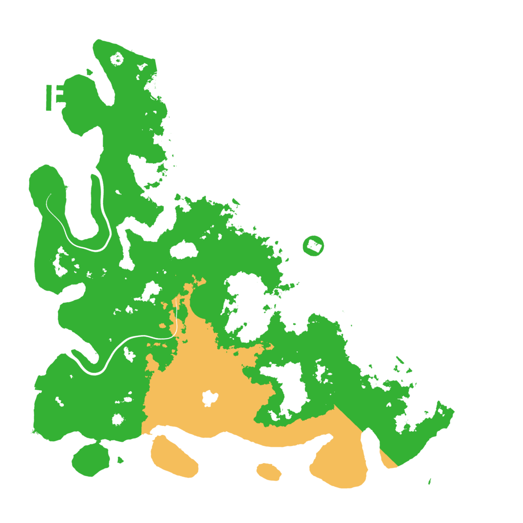 Biome Rust Map: Procedural Map, Size: 4100, Seed: 30167002