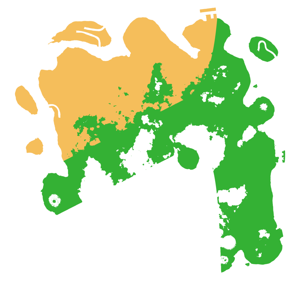 Biome Rust Map: Procedural Map, Size: 3800, Seed: 2424