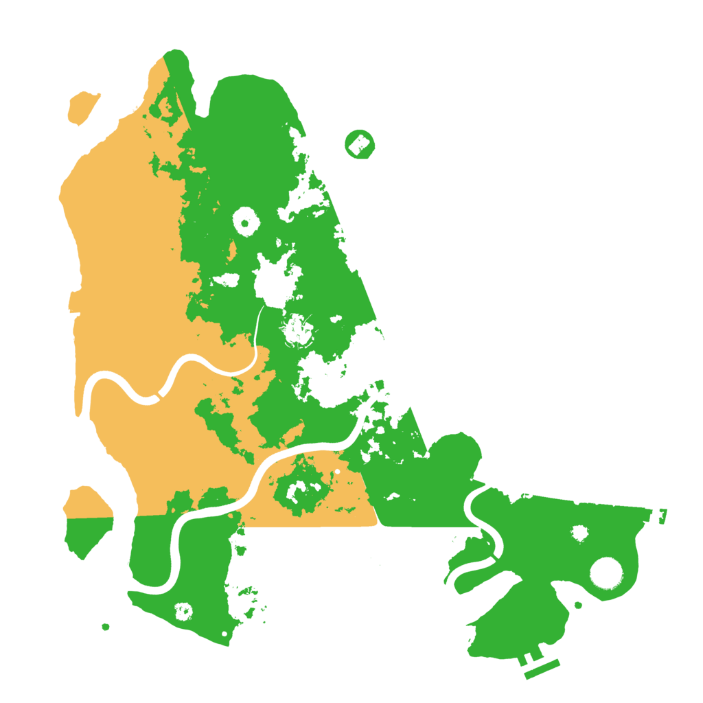 Biome Rust Map: Procedural Map, Size: 3850, Seed: 1261453060