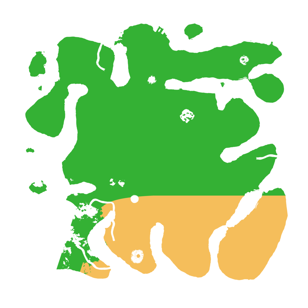 Biome Rust Map: Procedural Map, Size: 3500, Seed: 1396340001