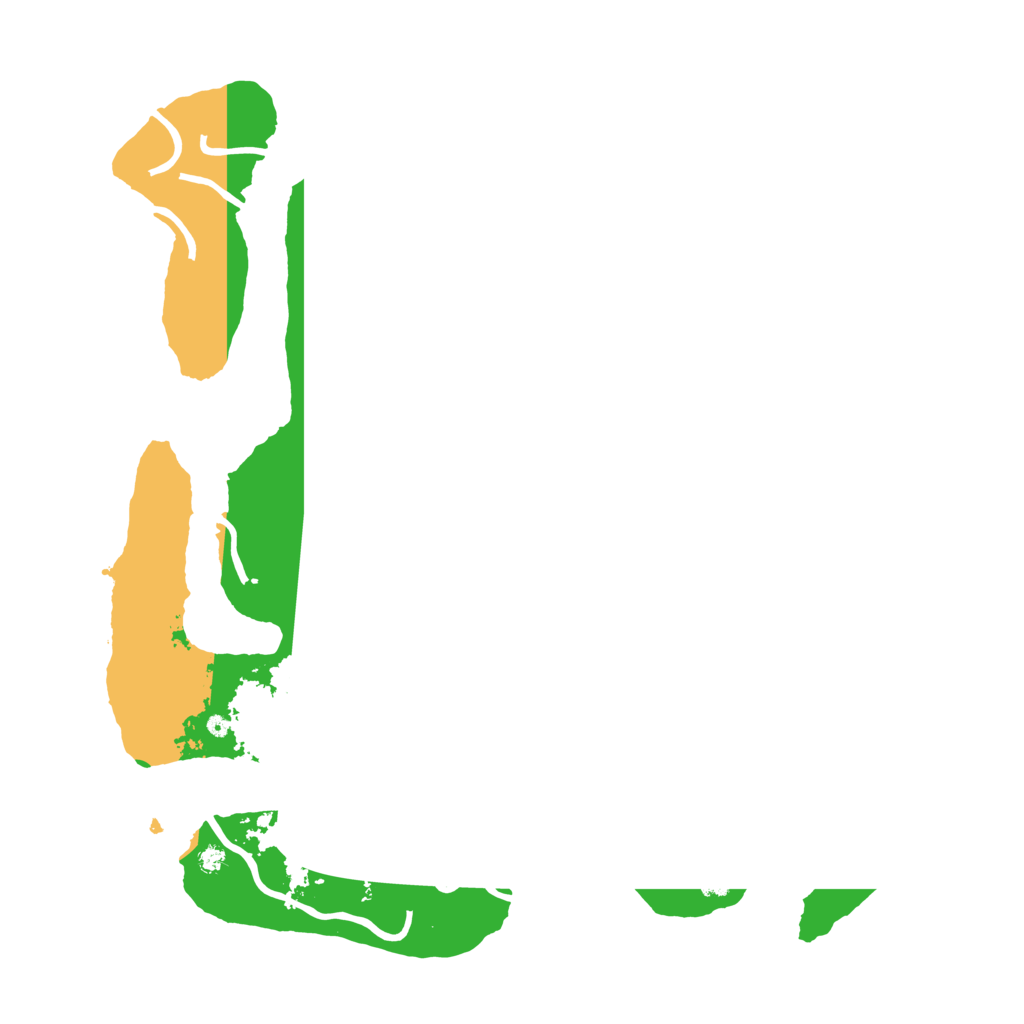 Biome Rust Map: Procedural Map, Size: 3500, Seed: 1130740366