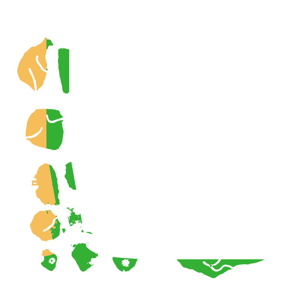 Biome Rust Map: Procedural Map, Size: 3550, Seed: 930398