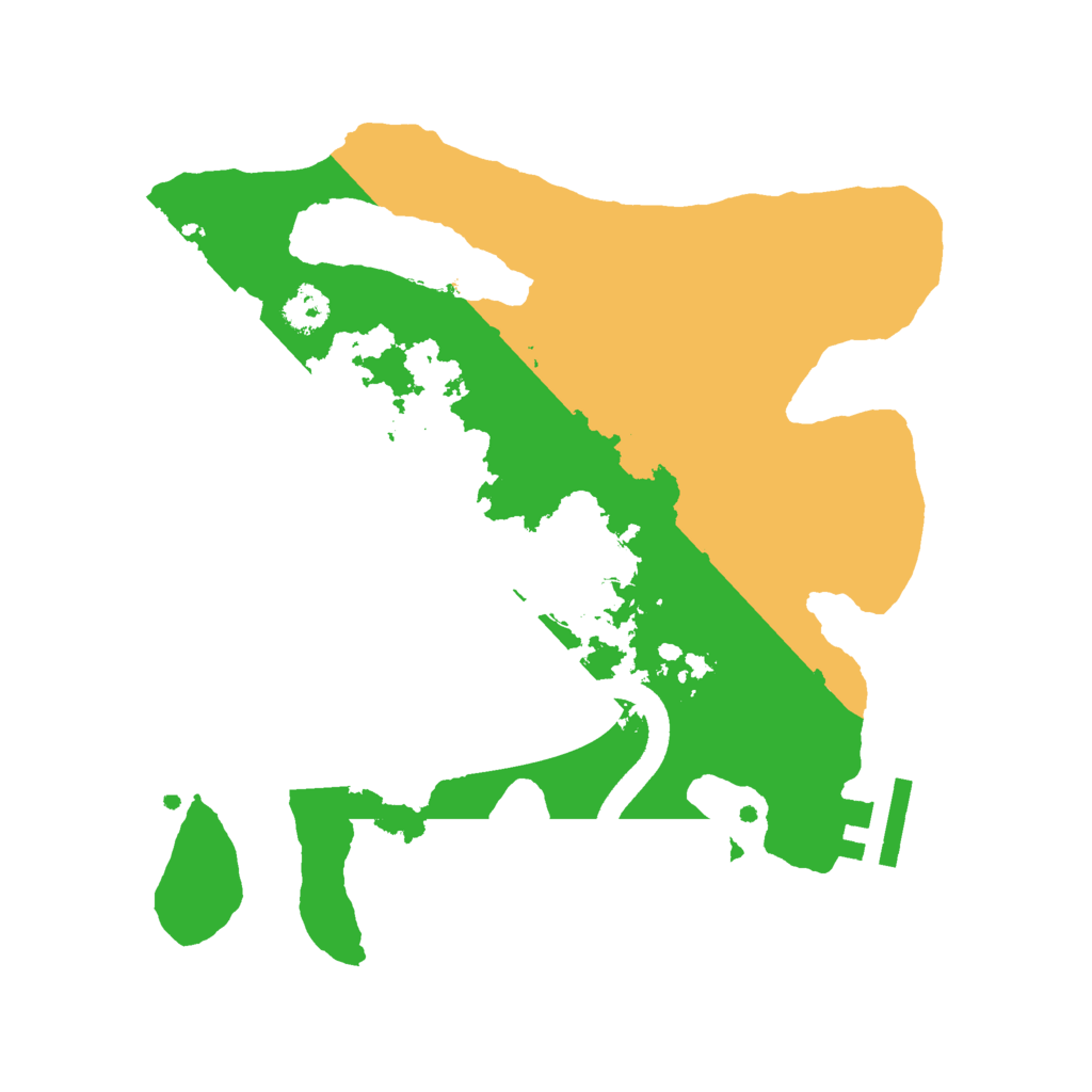 Biome Rust Map: Procedural Map, Size: 2500, Seed: 323203917