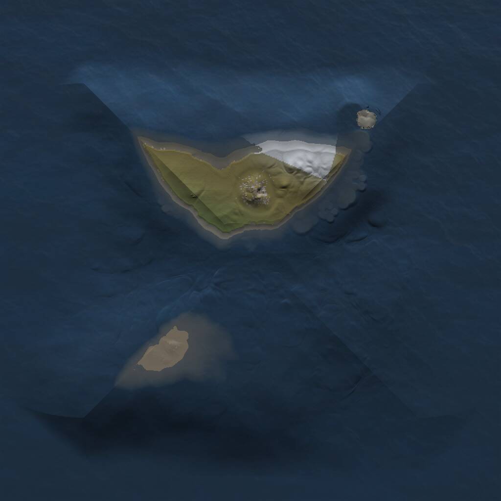 Rust Map: Procedural Map, Size: 1000, Seed: 1234579, 1 Monuments