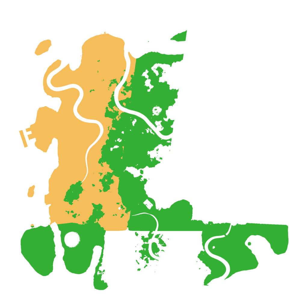 Biome Rust Map: Procedural Map, Size: 3550, Seed: 811500