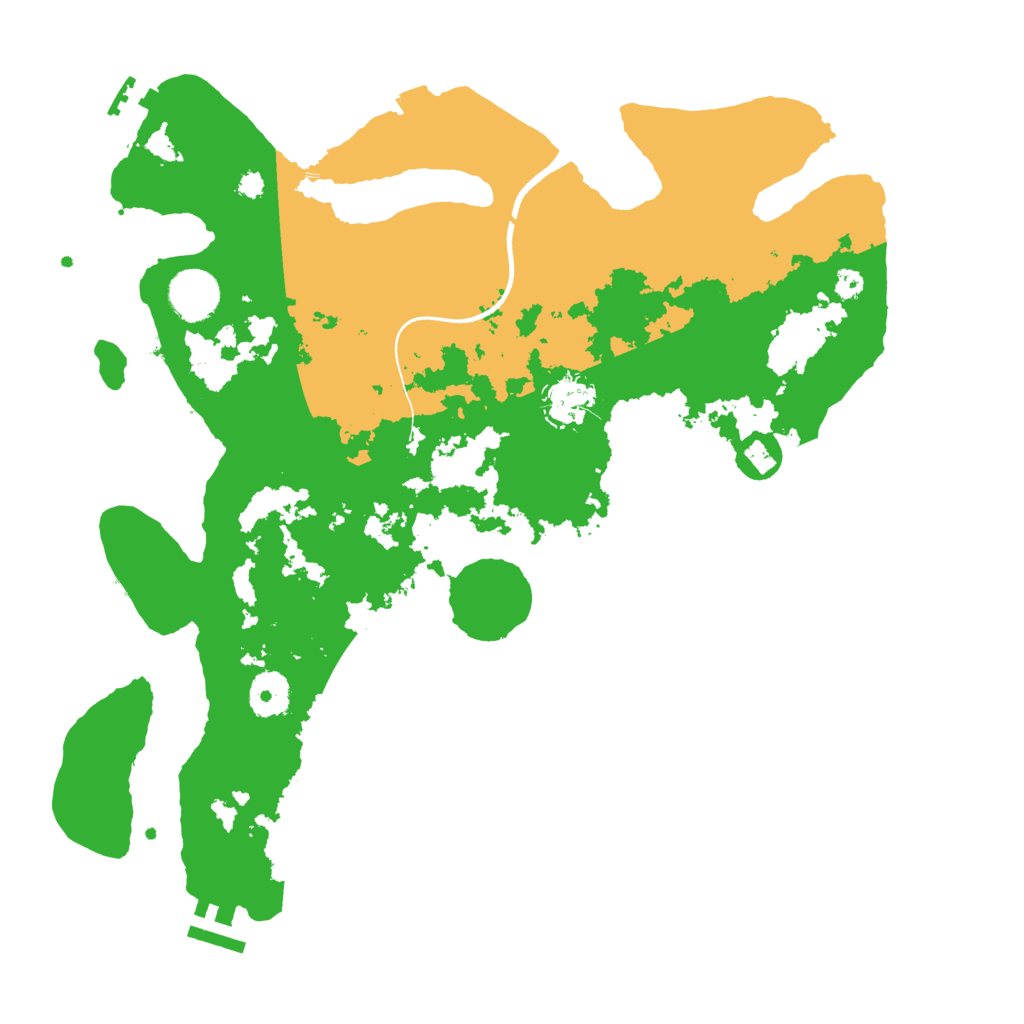 Biome Rust Map: Procedural Map, Size: 3550, Seed: 351363