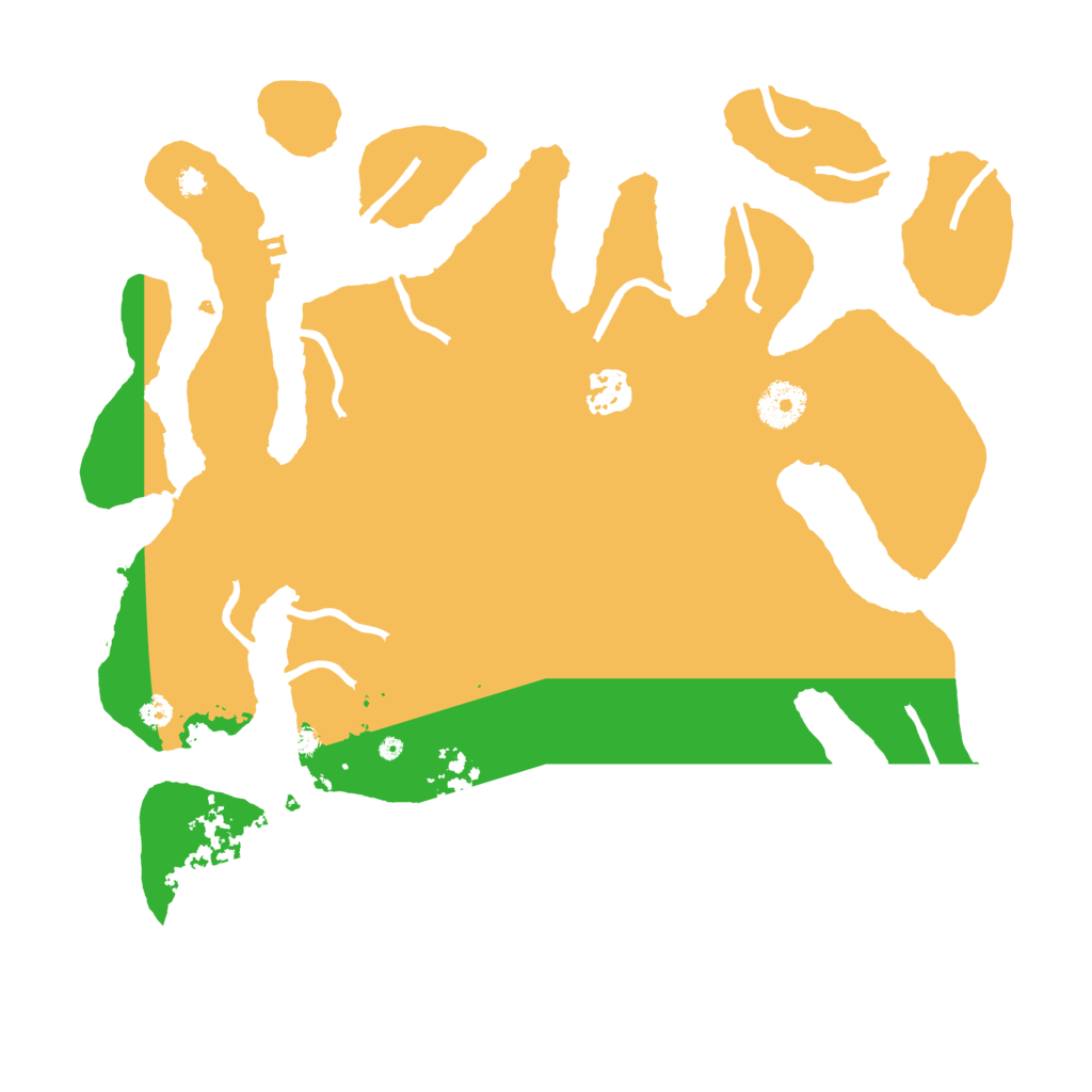 Biome Rust Map: Procedural Map, Size: 3500, Seed: 8882