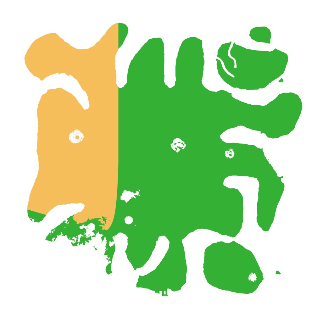 Biome Rust Map: Procedural Map, Size: 3500, Seed: 95196515