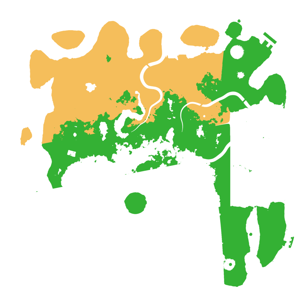 Biome Rust Map: Procedural Map, Size: 4000, Seed: 6629
