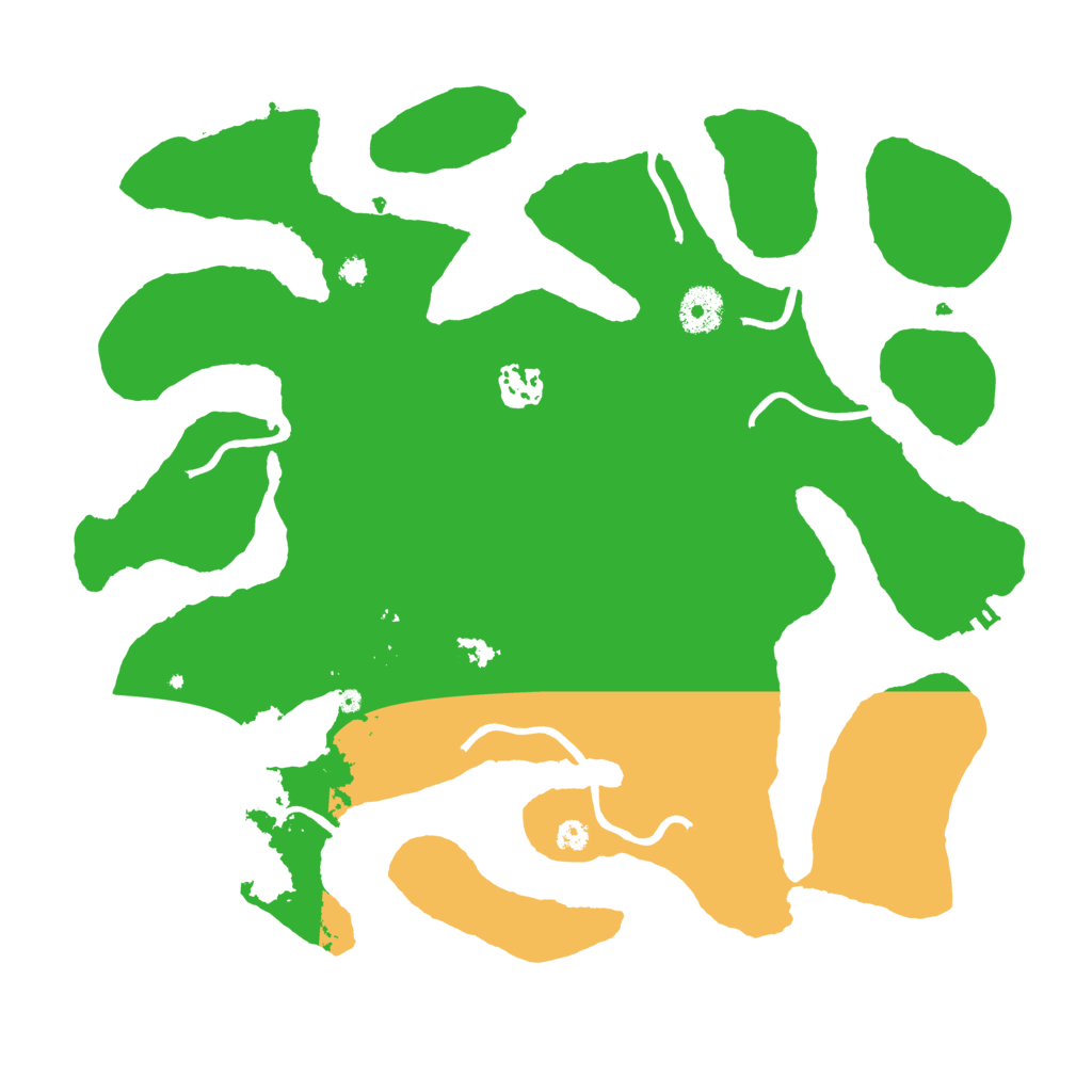 Biome Rust Map: Procedural Map, Size: 3550, Seed: 684528