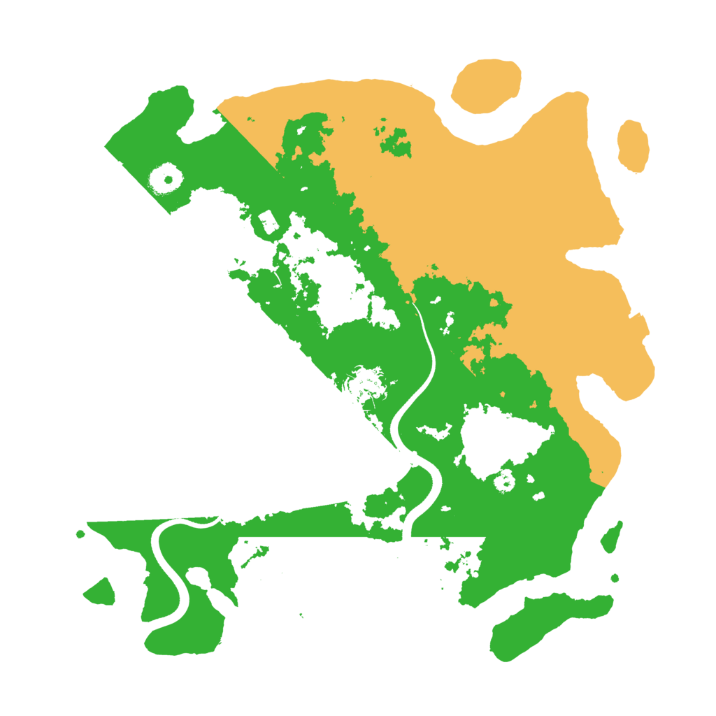 Biome Rust Map: Procedural Map, Size: 3500, Seed: 56729015