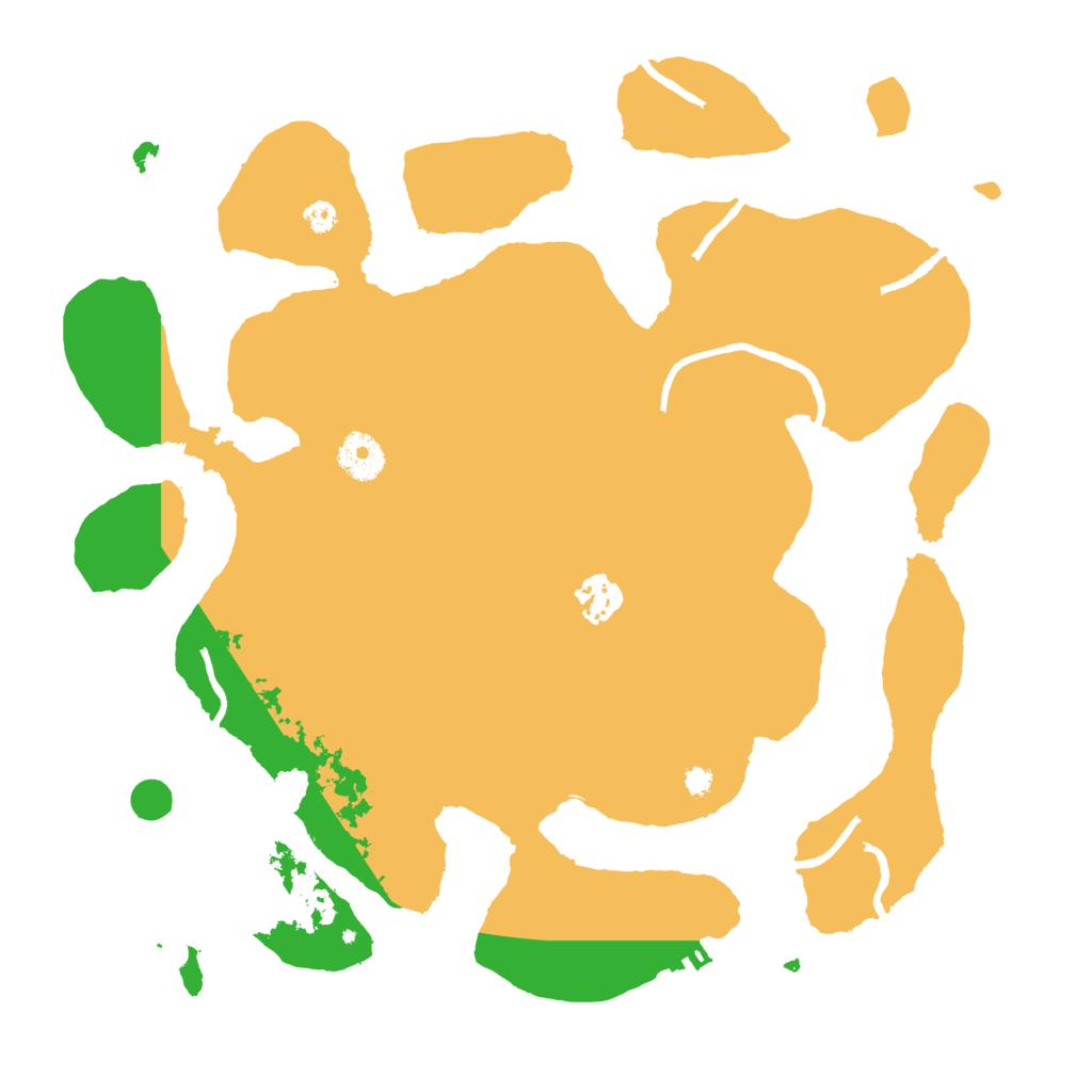 Biome Rust Map: Procedural Map, Size: 3550, Seed: 177854