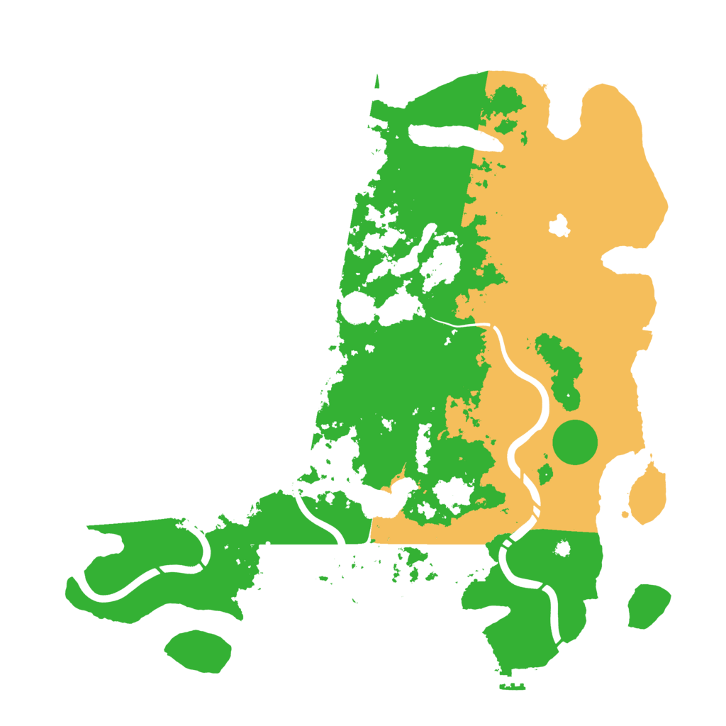 Biome Rust Map: Procedural Map, Size: 4250, Seed: 2136048179