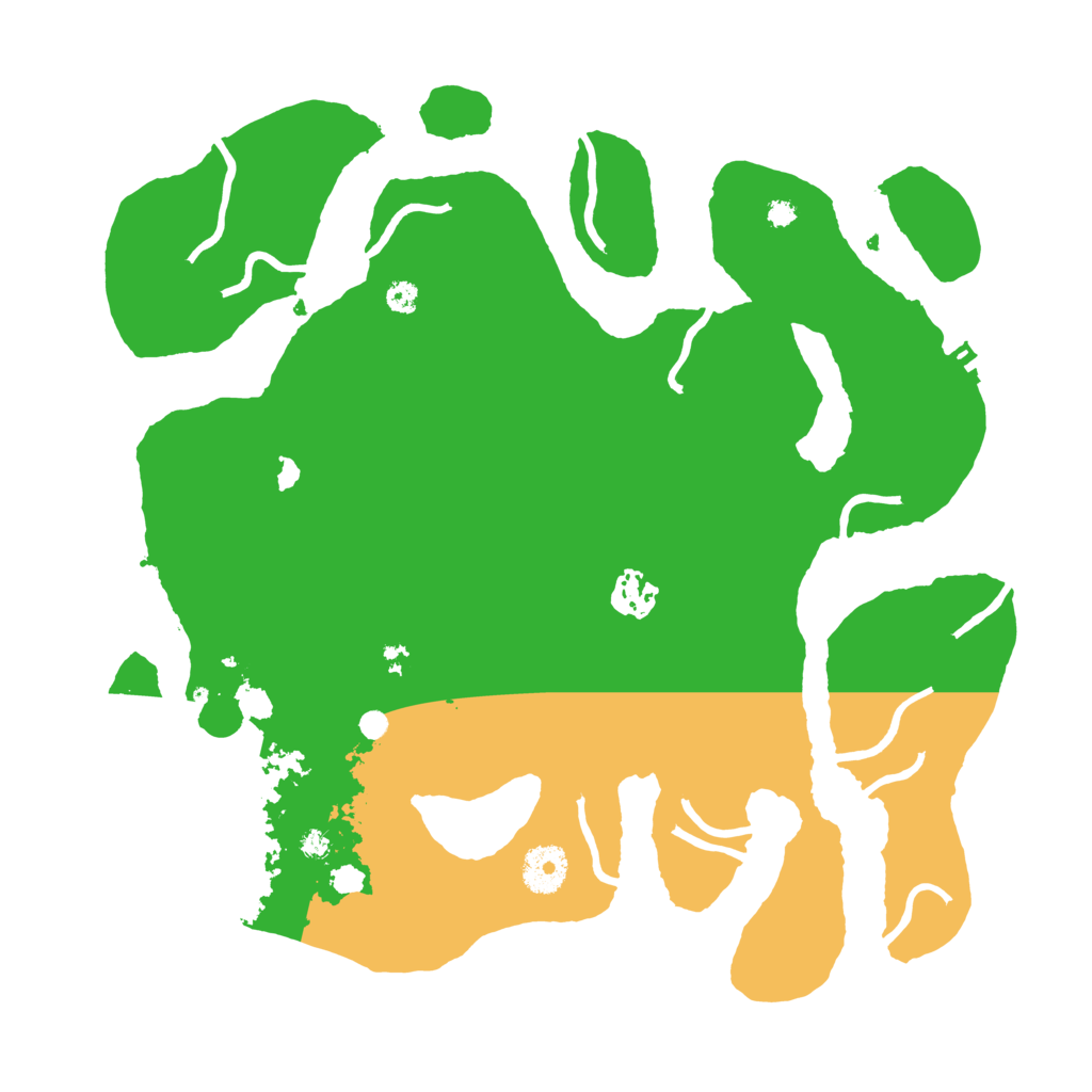 Biome Rust Map: Procedural Map, Size: 3500, Seed: 1024042719