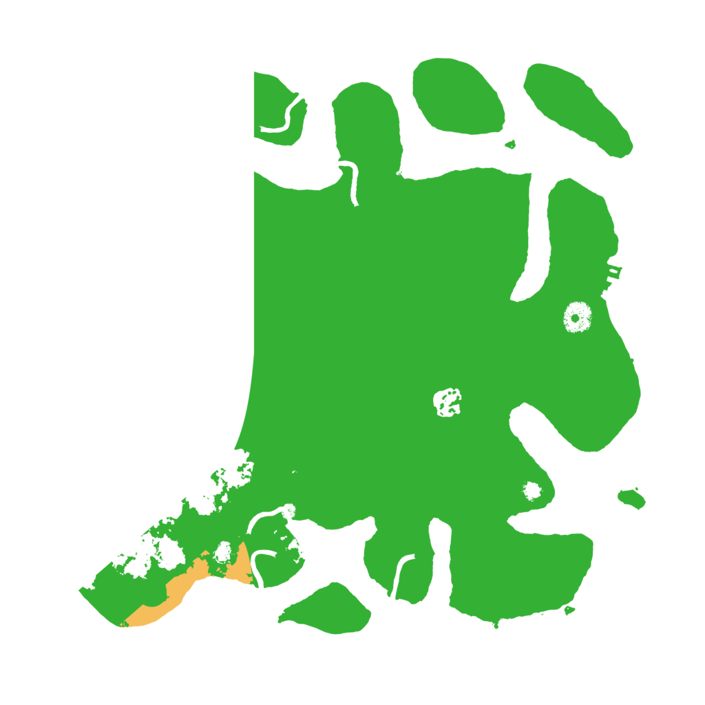 Biome Rust Map: Procedural Map, Size: 3550, Seed: 624350