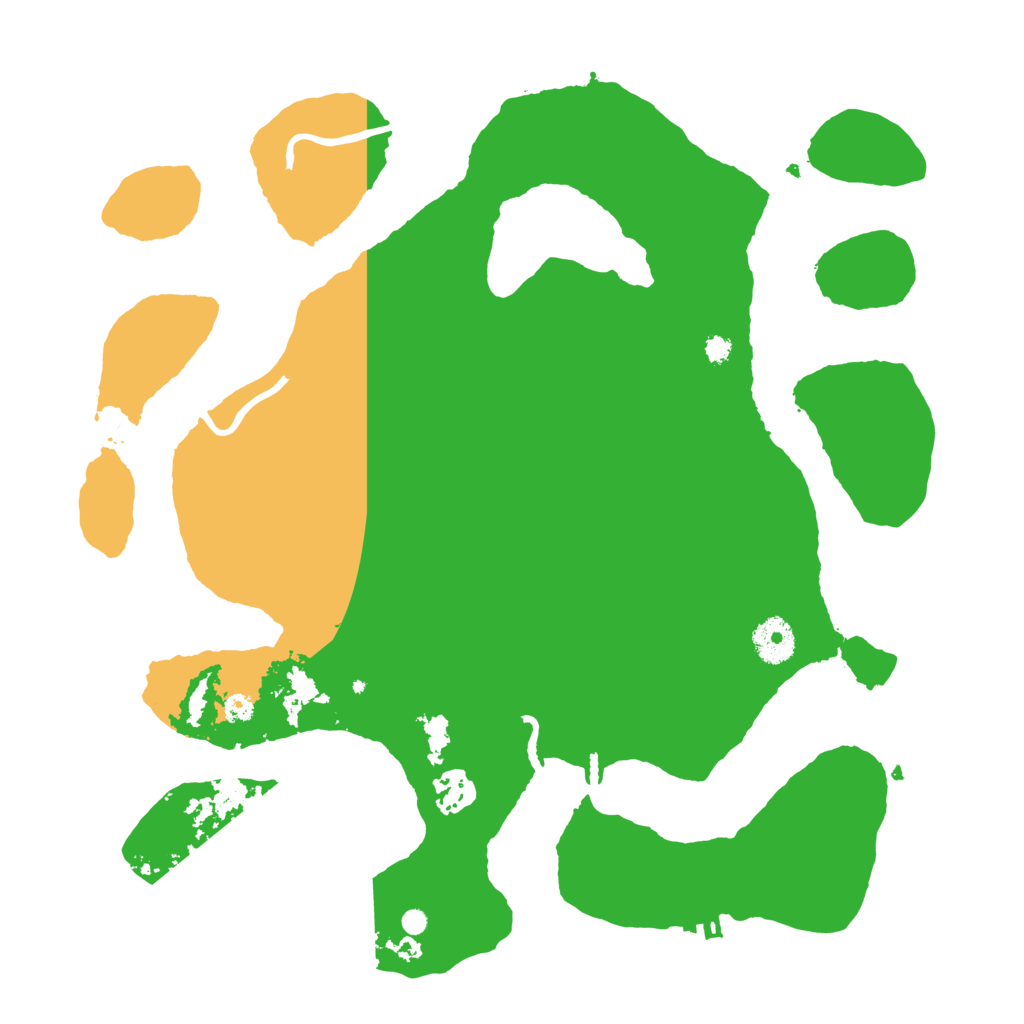 Biome Rust Map: Procedural Map, Size: 3550, Seed: 954986