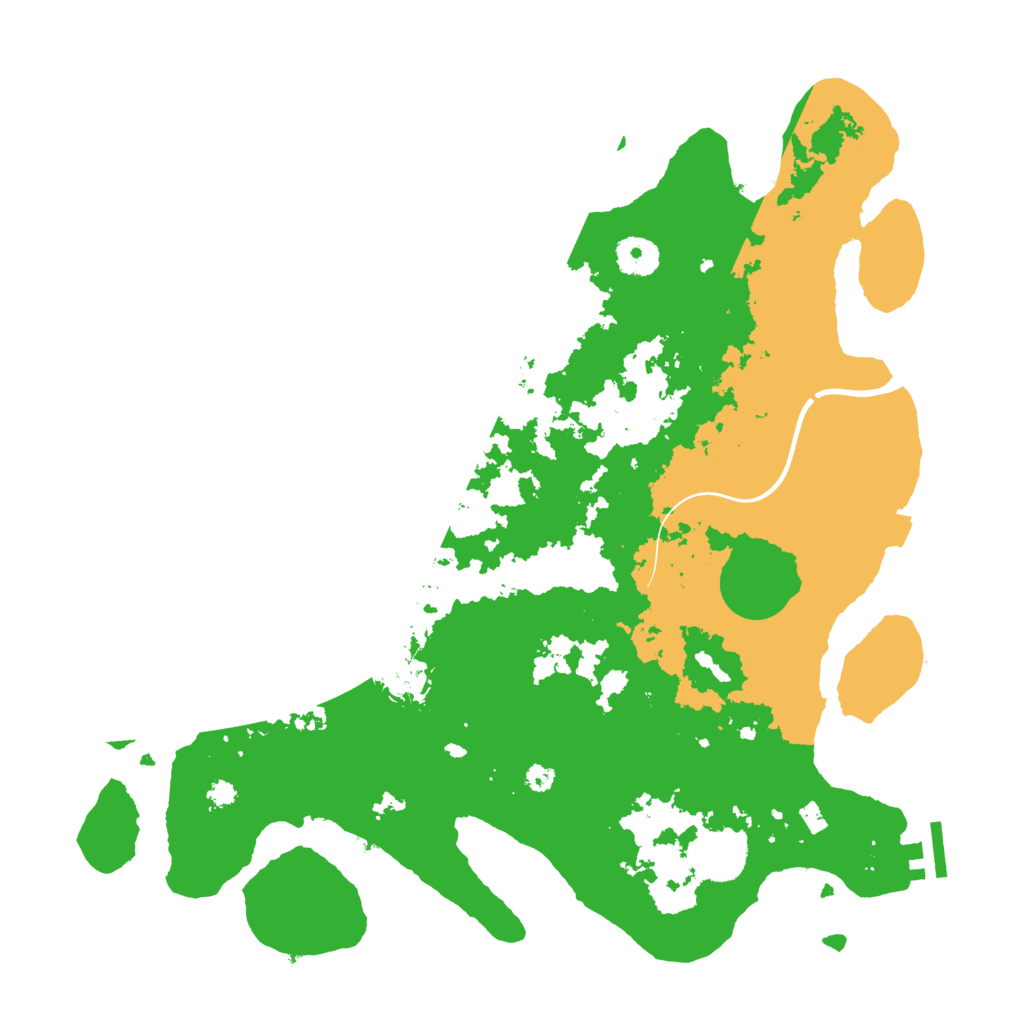 Biome Rust Map: Procedural Map, Size: 3700, Seed: 79717614
