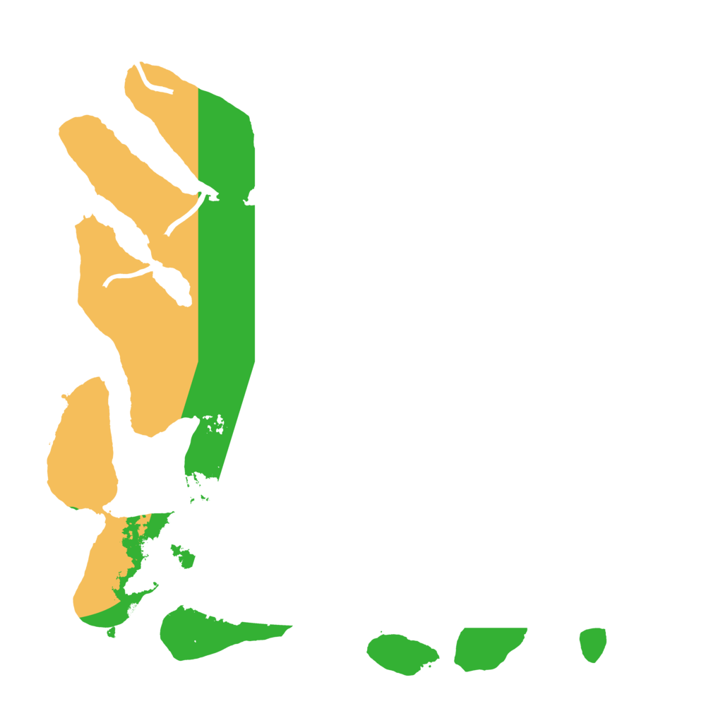 Biome Rust Map: Procedural Map, Size: 3500, Seed: 760931992