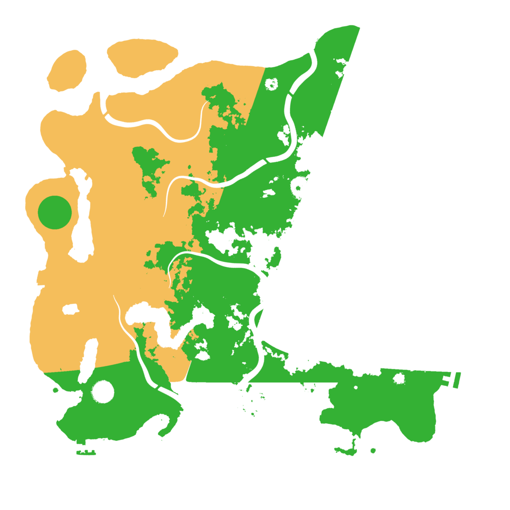 Biome Rust Map: Procedural Map, Size: 4000, Seed: 641152