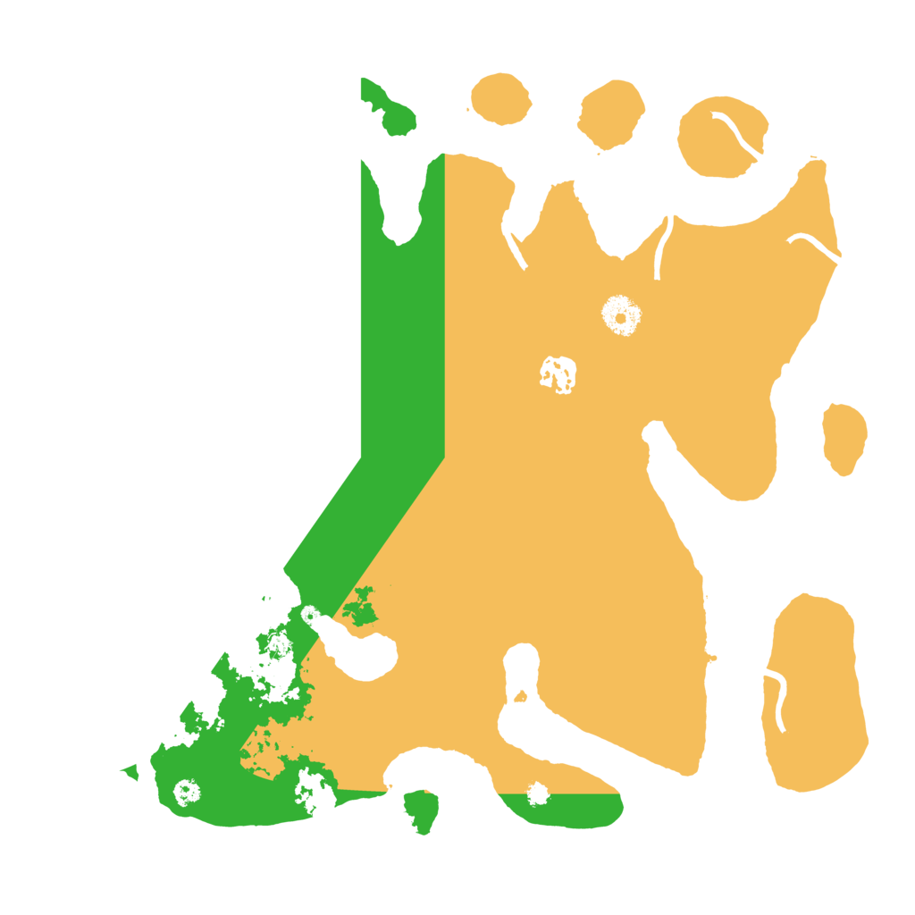 Biome Rust Map: Procedural Map, Size: 3550, Seed: 455506