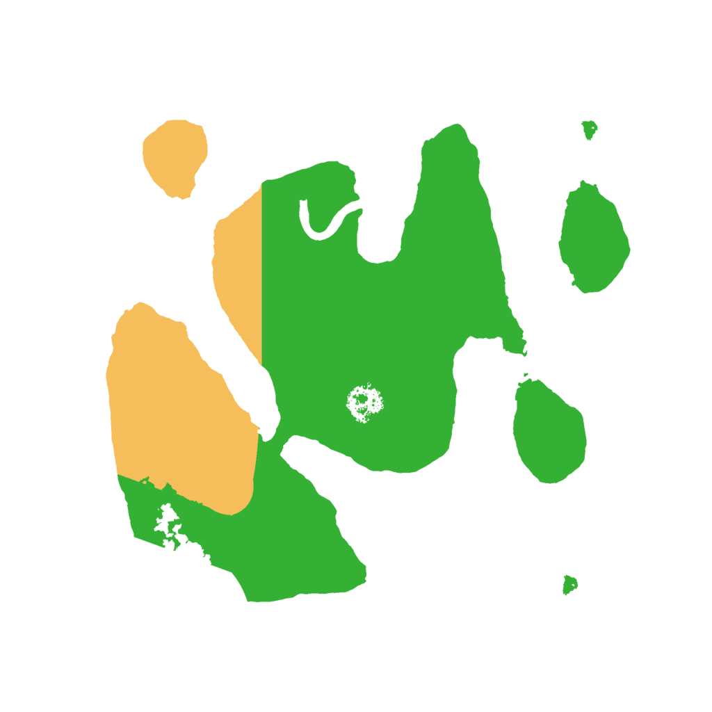 Biome Rust Map: Procedural Map, Size: 2000, Seed: 2032