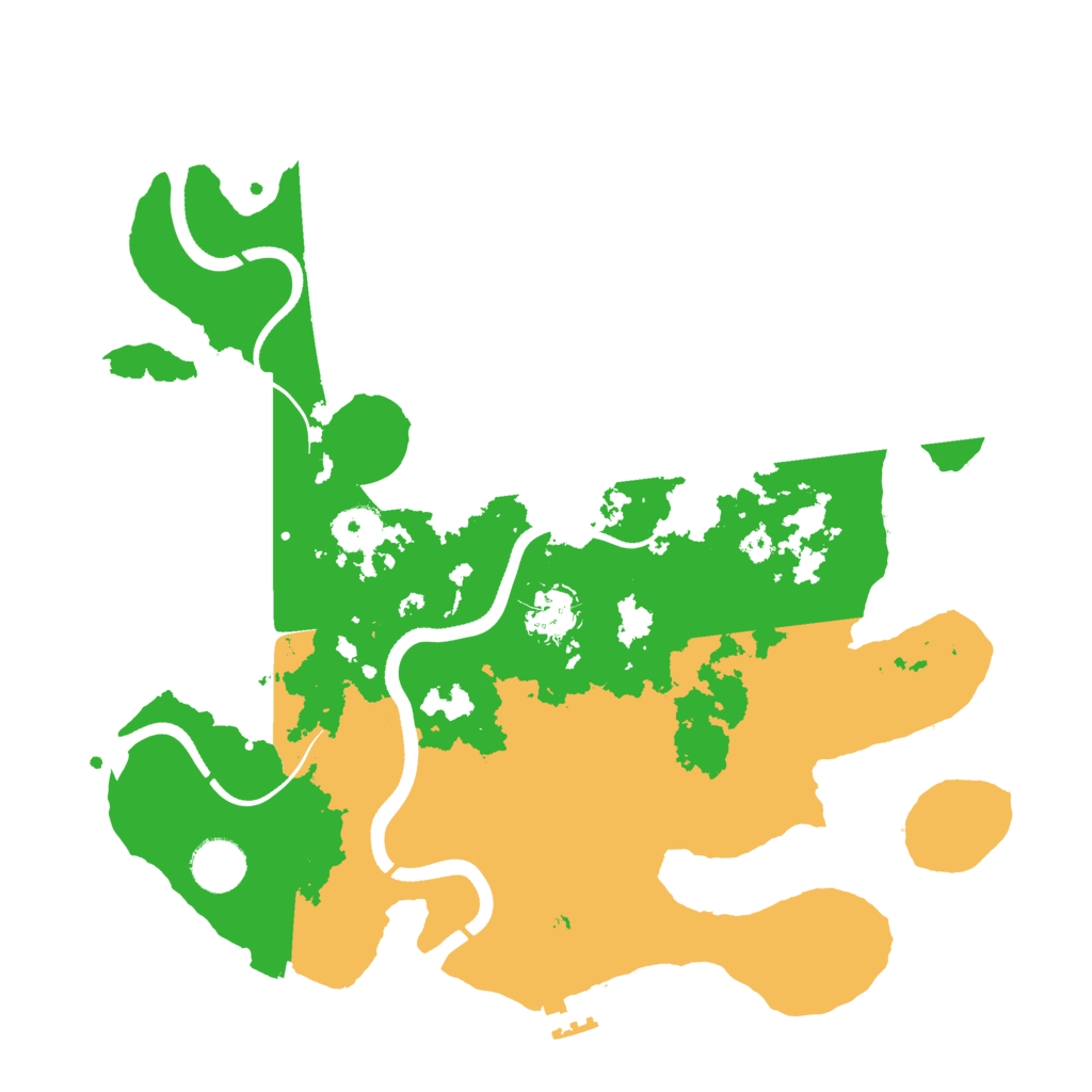 Biome Rust Map: Procedural Map, Size: 3550, Seed: 409759