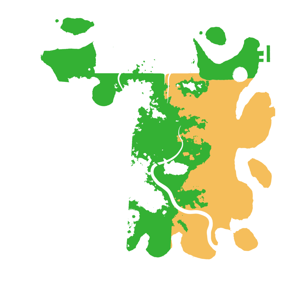 Biome Rust Map: Procedural Map, Size: 3550, Seed: 212521