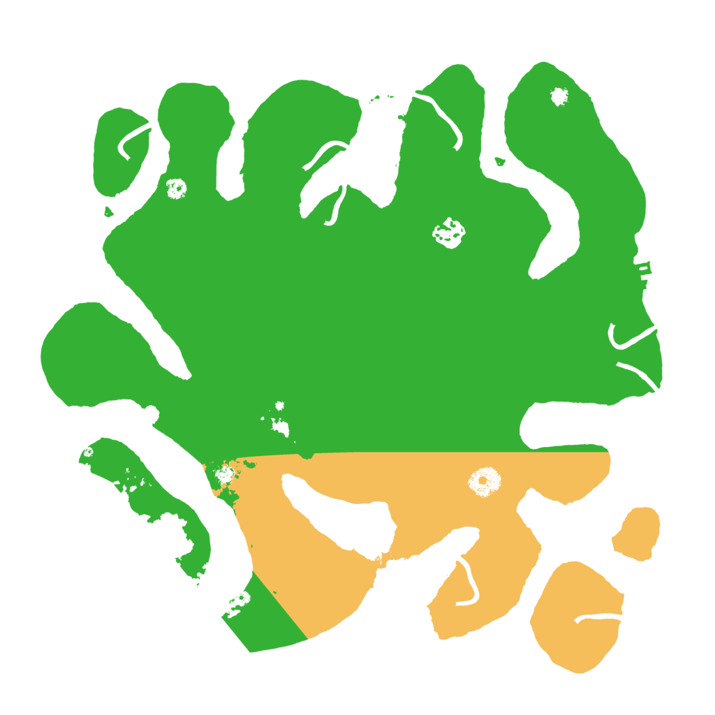 Biome Rust Map: Procedural Map, Size: 3550, Seed: 999734