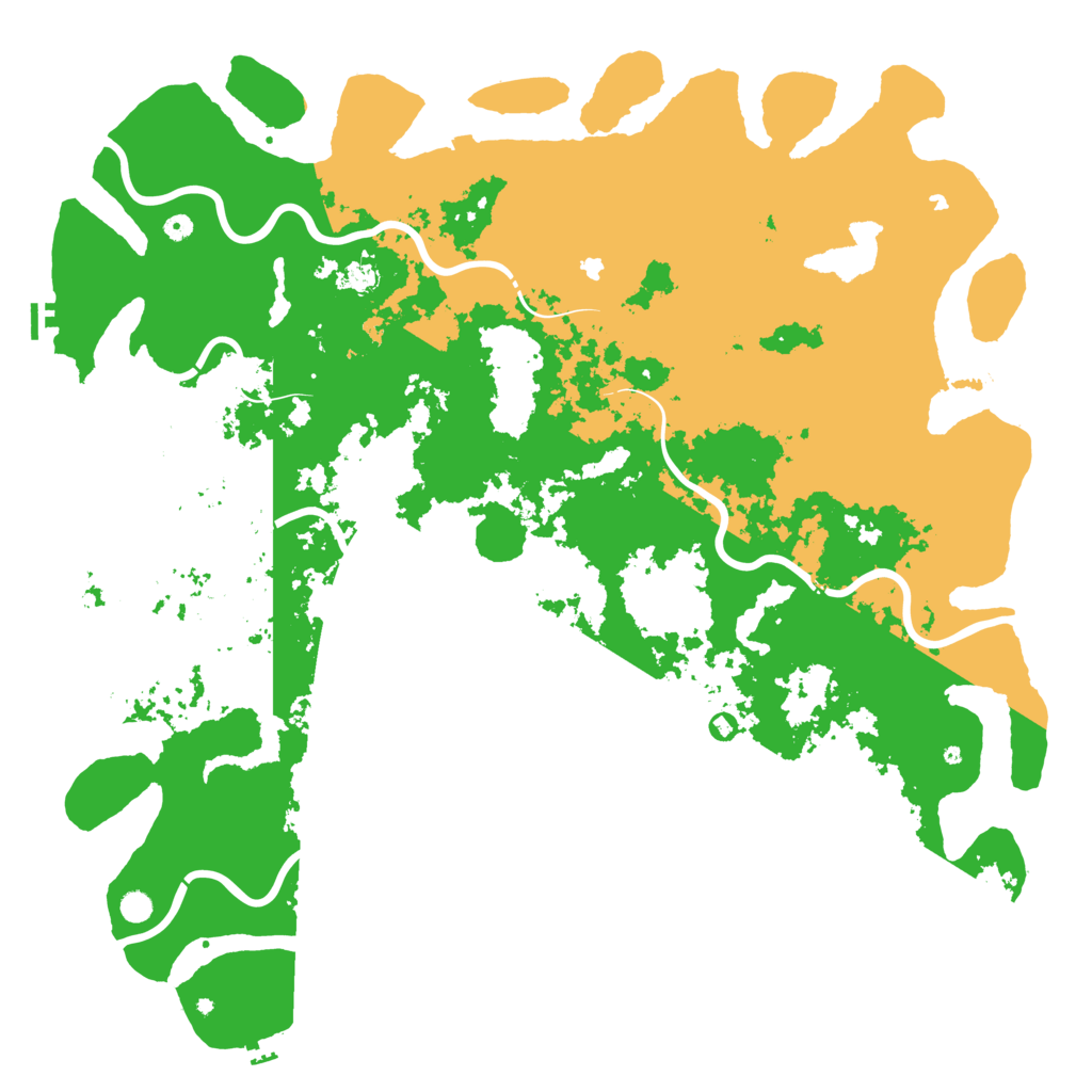 Biome Rust Map: Procedural Map, Size: 6000, Seed: 2042
