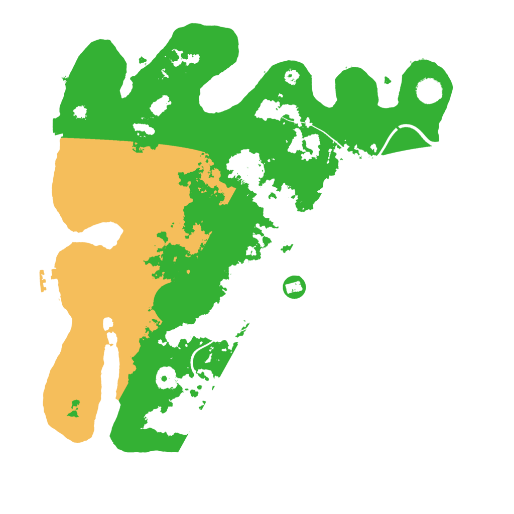 Biome Rust Map: Procedural Map, Size: 3550, Seed: 451472