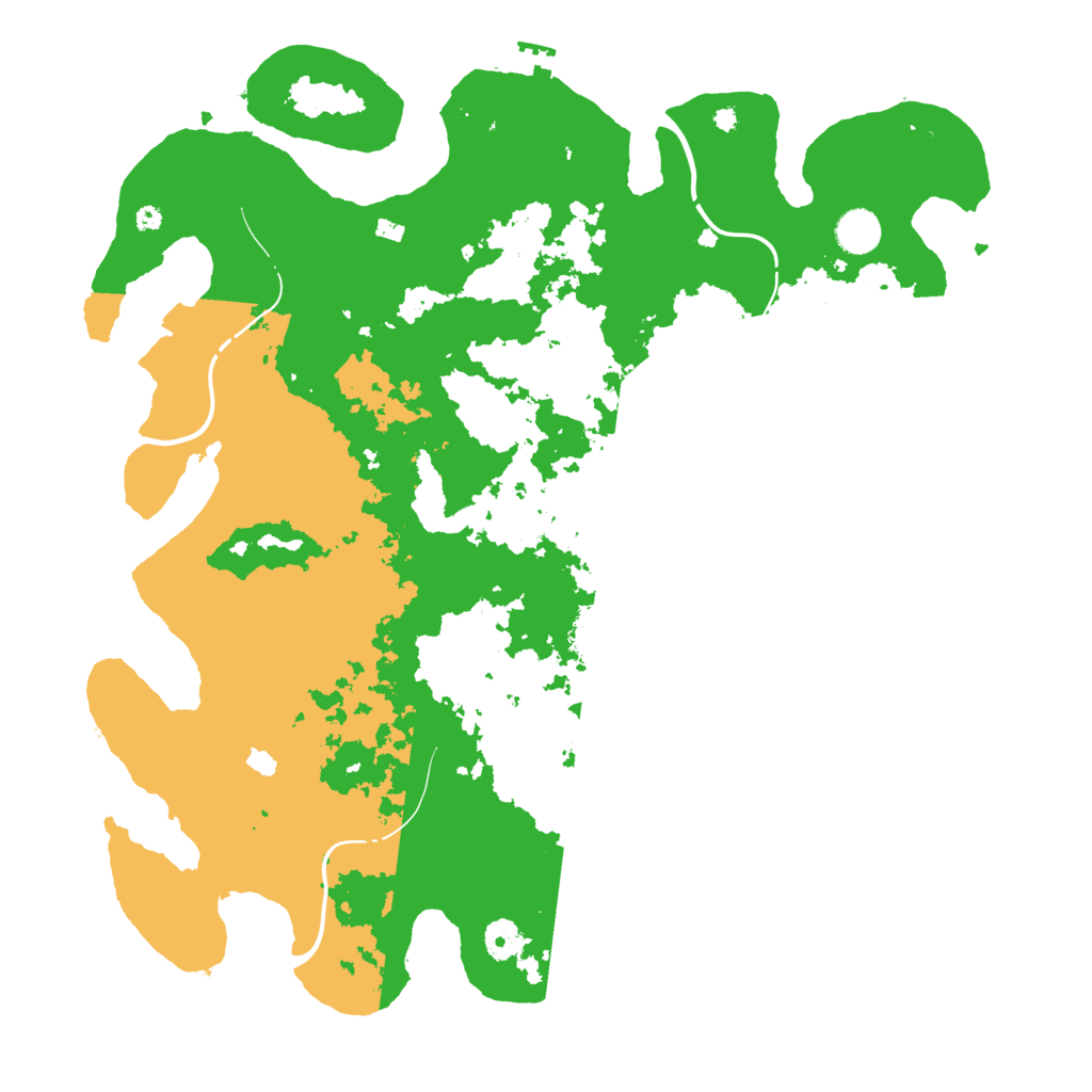 Biome Rust Map: Procedural Map, Size: 4250, Seed: 152030