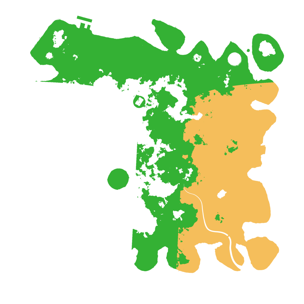 Biome Rust Map: Procedural Map, Size: 4000, Seed: 212521