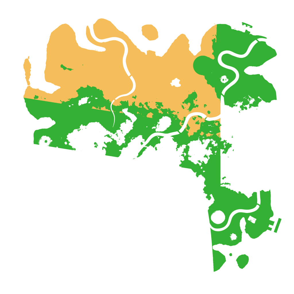 Biome Rust Map: Procedural Map, Size: 4000, Seed: 606753