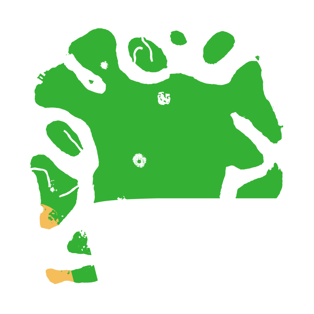 Biome Rust Map: Procedural Map, Size: 3500, Seed: 426610517